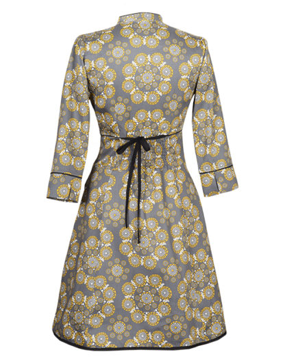 Yvonne - Grey/Yellow-1624