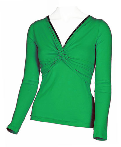PreLoved Twist bluse - Grøn