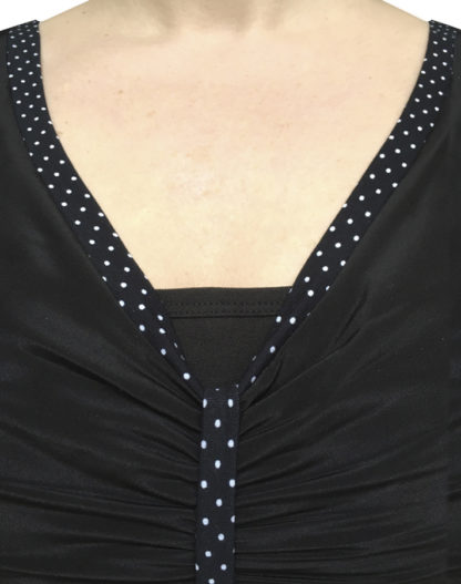PreLoved Billie - Grøn silkekjole - Image 3