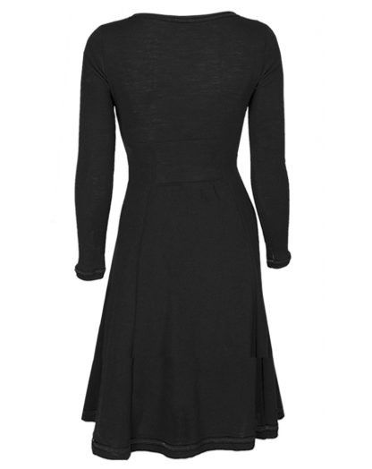 PreLoved Twist uldkjole - Koksgrå - Image 2