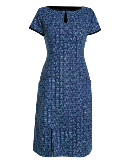 Pre-loved: Claudia - Blå dragonfly mønster