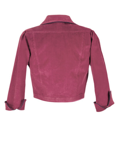 PreLoved: Art - Bolerojakke i pink fløjl - Image 2