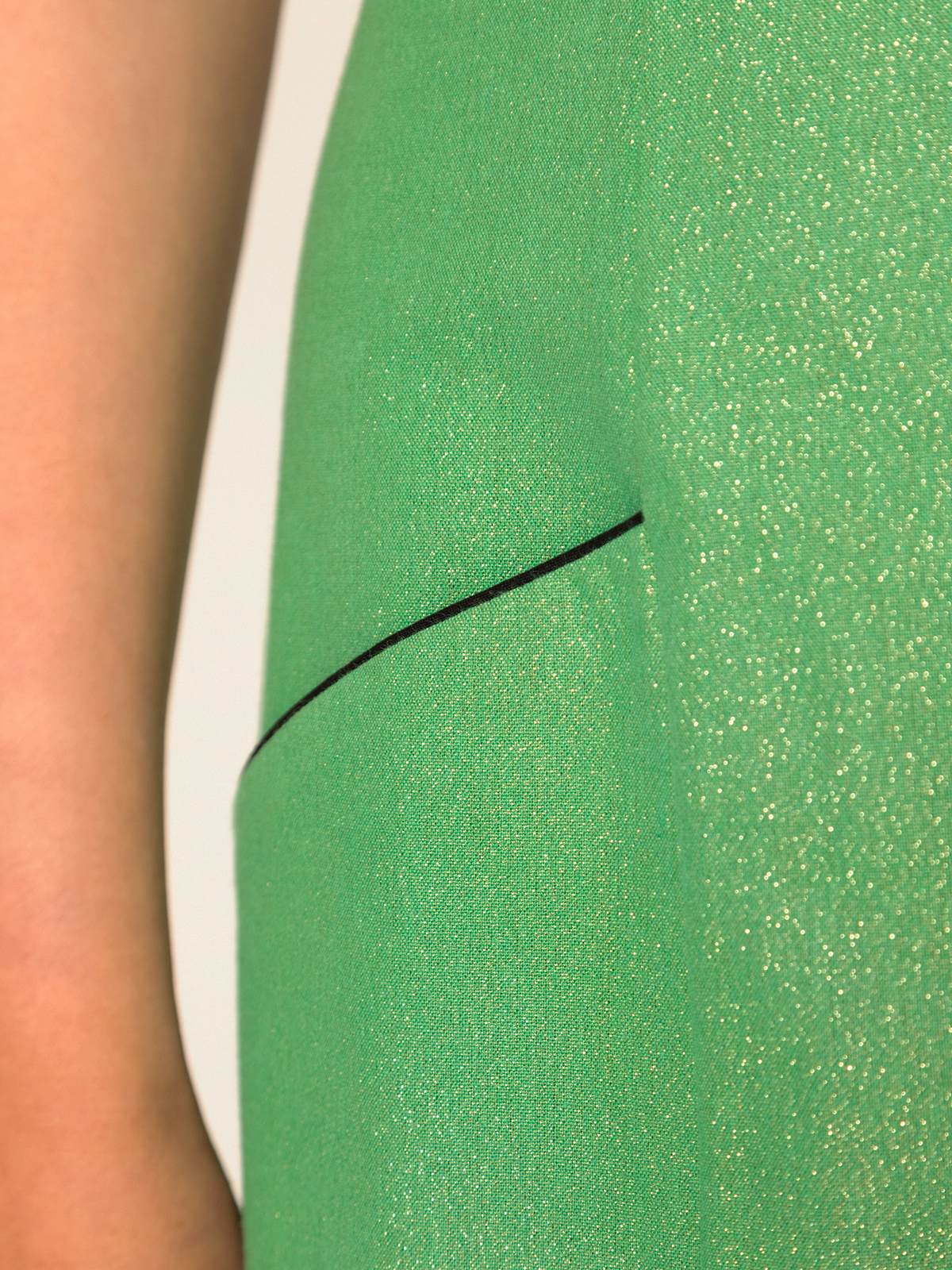 Claudia - Grøn glitter kjole - Image 7
