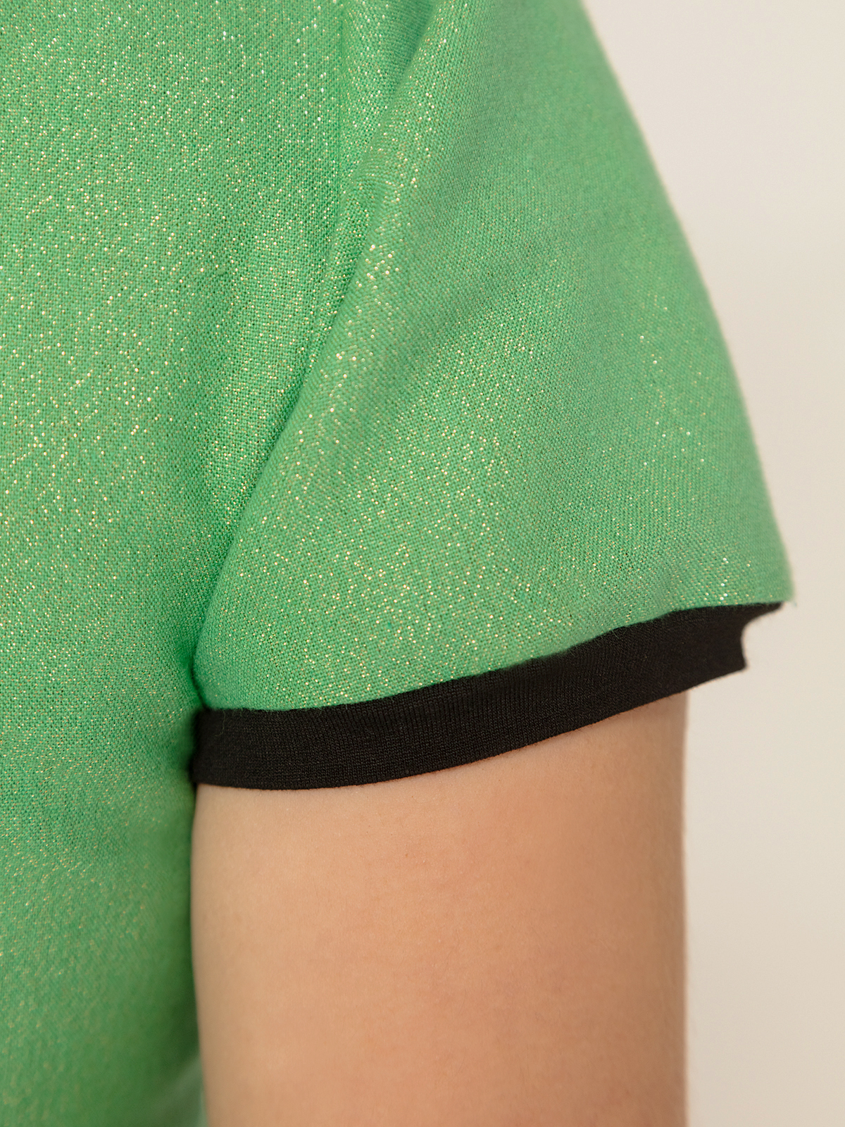 Claudia - Grøn glitter kjole - Image 8