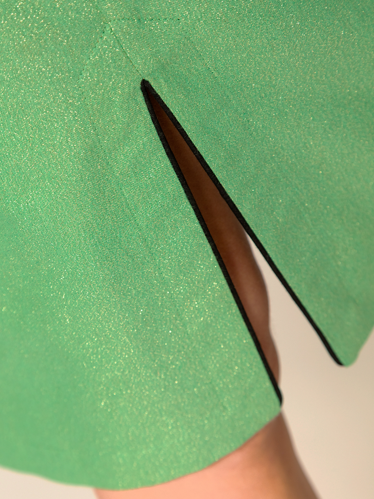 Claudia - Grøn glitter kjole - Image 9