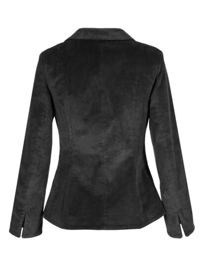 Fallulah | Sort fløjlsblazer - Image 4