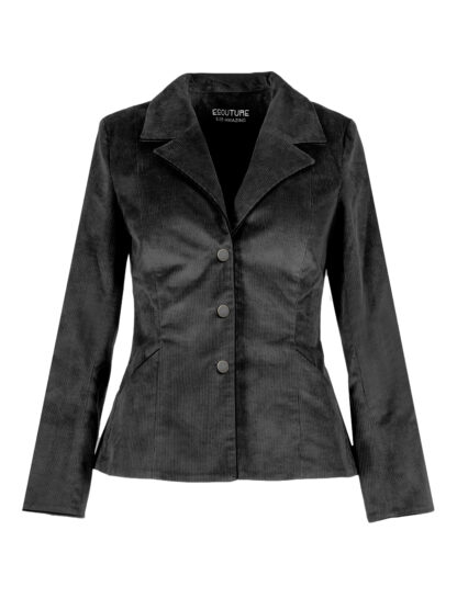 Fallulah | Sort fløjlsblazer
