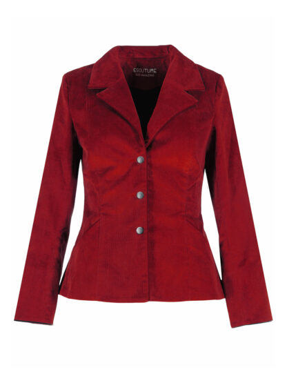 Fallulah | Rød fløjlsblazer