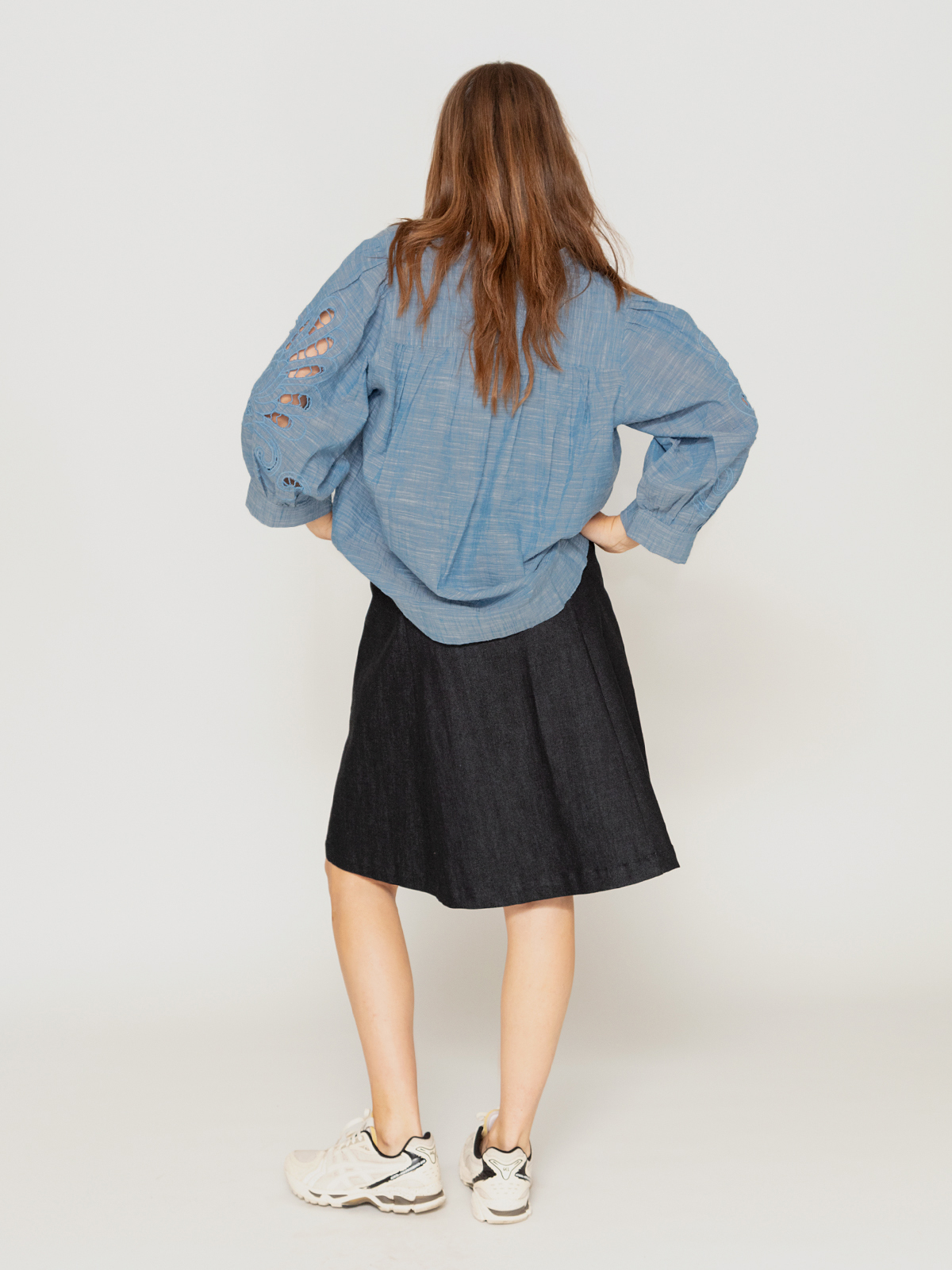 Nicole skjortebluse - Blå - Image 4