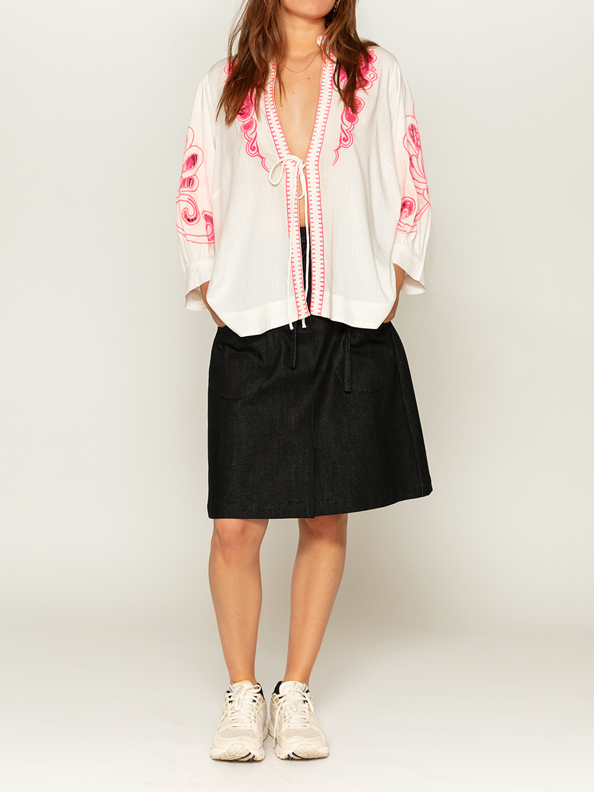 Nicole skjortebluse - Hvid - Image 8