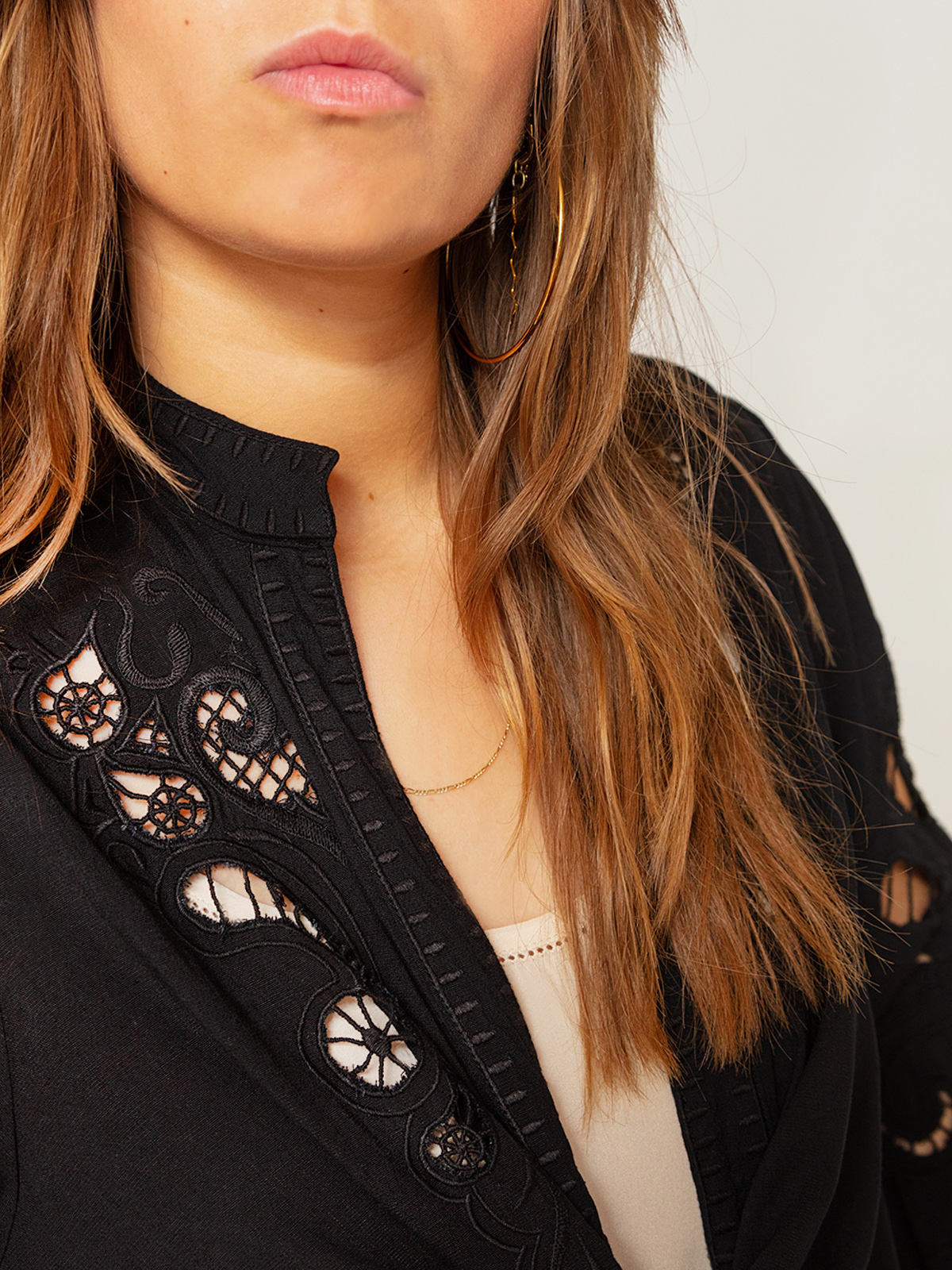 Nicole skjortebluse - Sort - Image 6