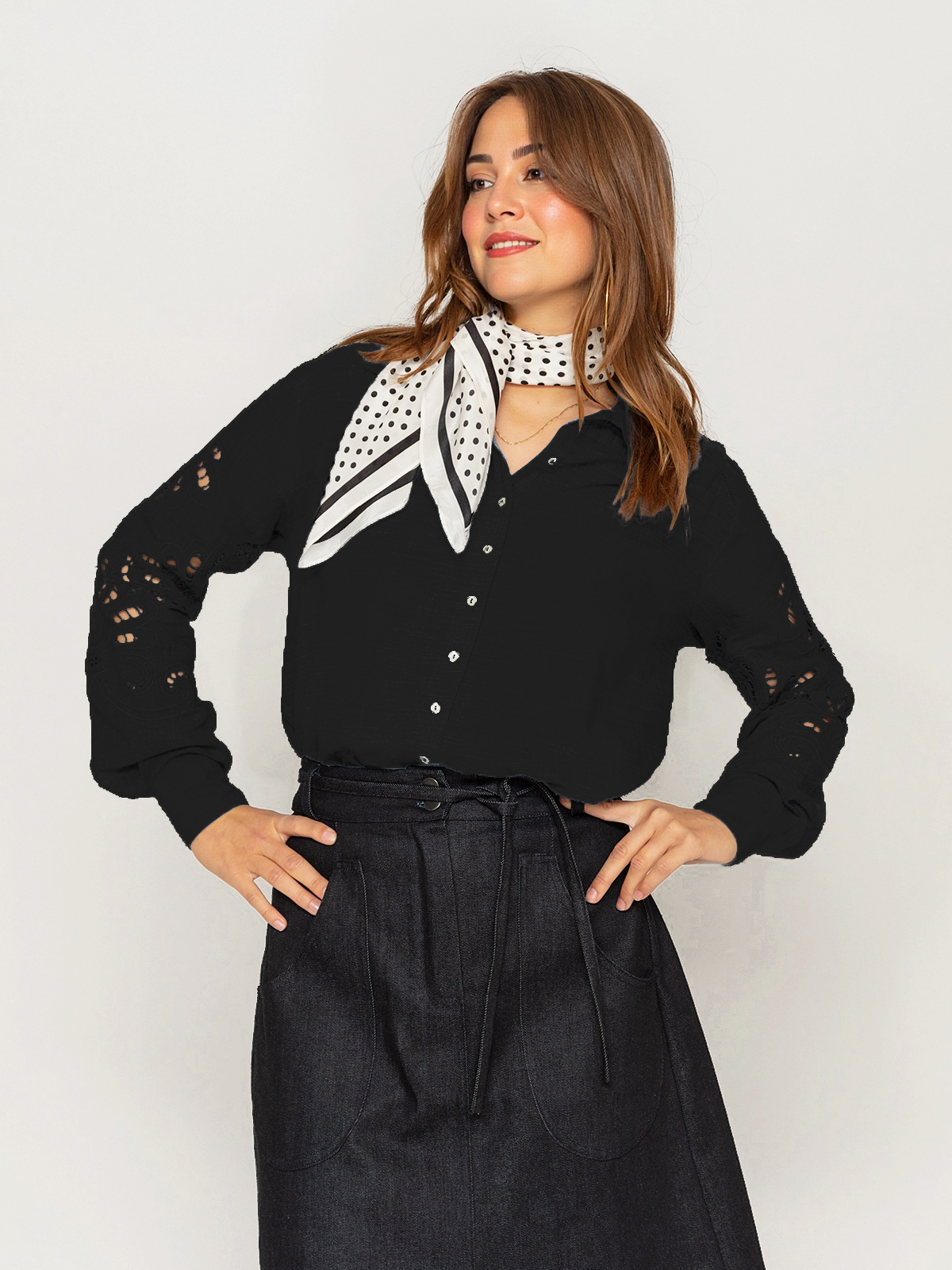 Naja skjorte - Sort - Image 3