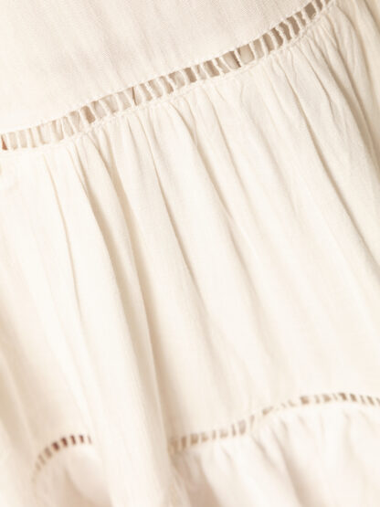 Pre-Order: Nikoline kjole - Hvid - Image 6