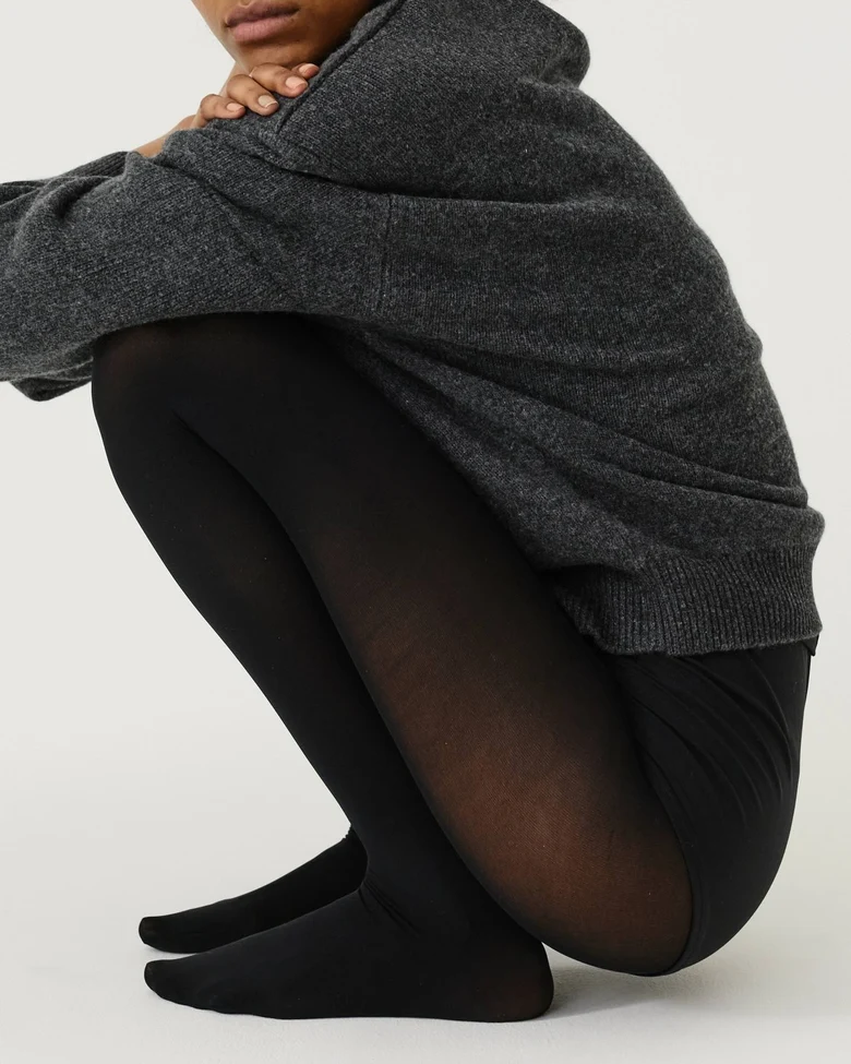 Olivia Sorte miljøvenlige nylonstrømpebukser (Den 60) | Swedish Stockings - Billede 5