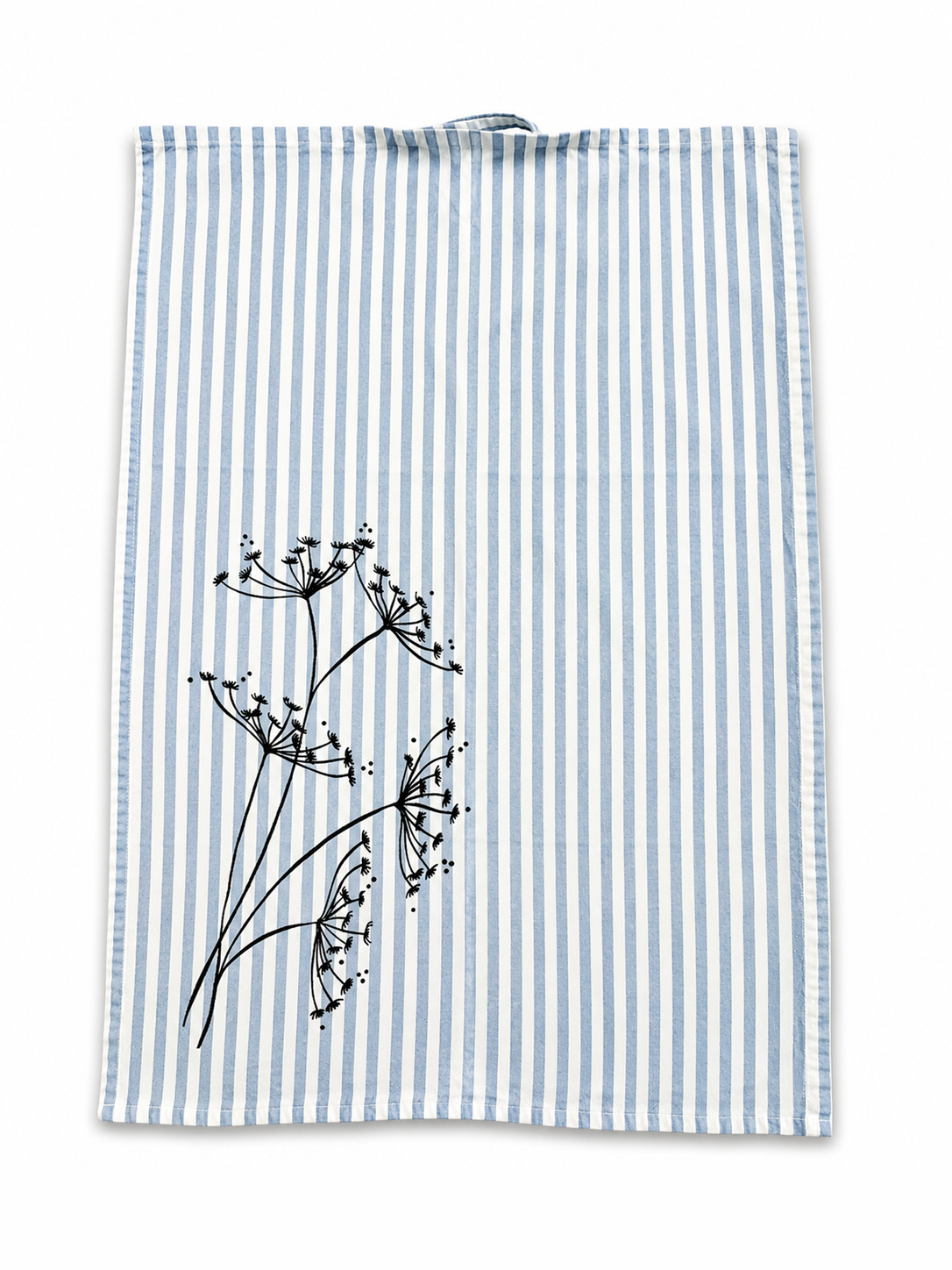 Viskestykke – Sea Blue/hvid stribe